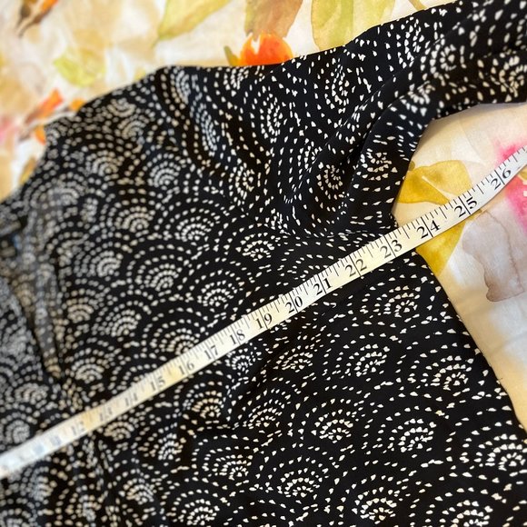 41 HAWTHORN Blouse Sz 1X V Neck Tunic Top Adjustable 3/4 Sleeves Curvy - Picture 11 of 15